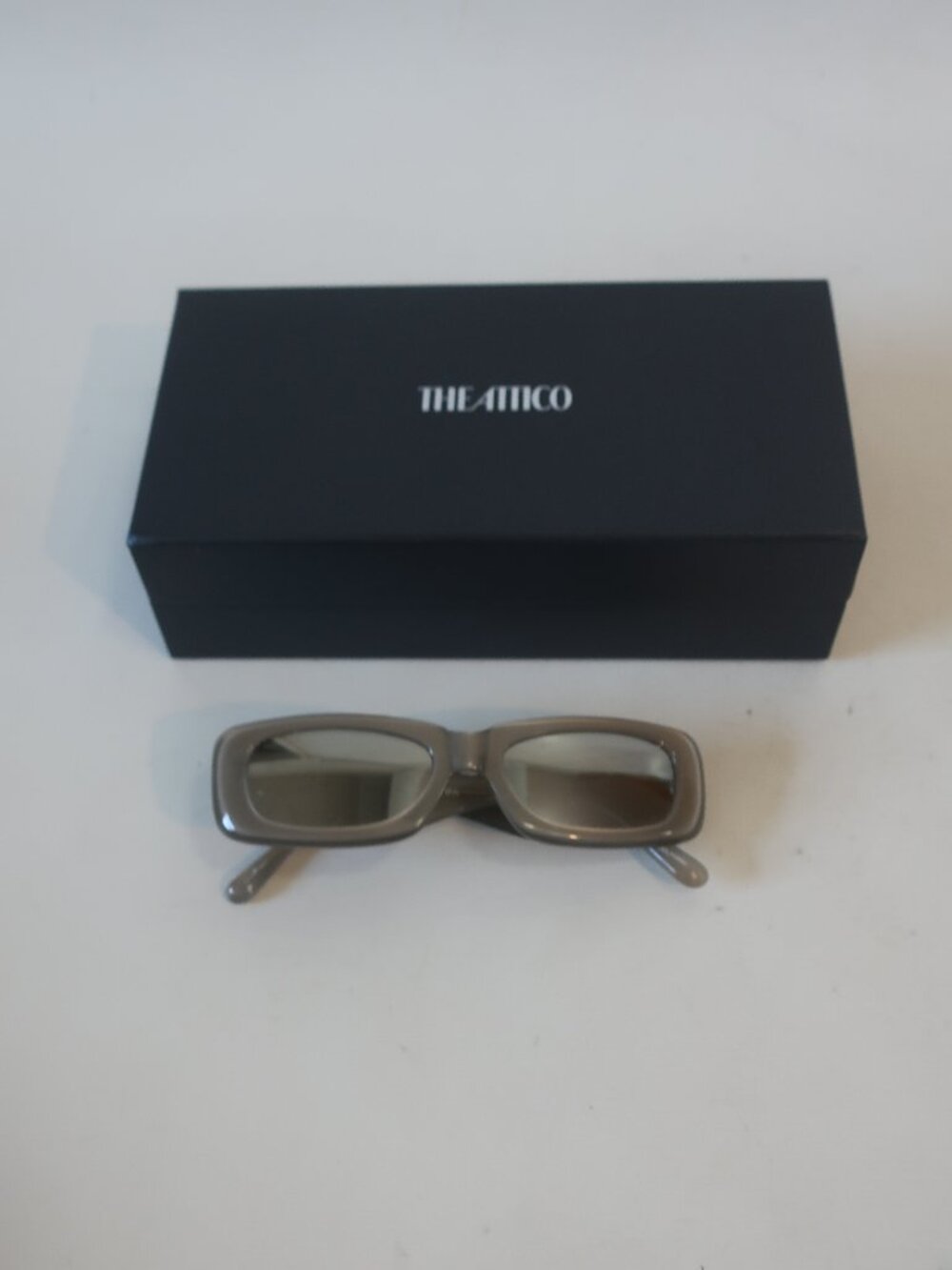 Womens The Attico x Linda Farrow 9Sun Gray 52 19 140 Mini Marfa Sunglasses